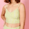 Pear Stripes | VD Crop Top