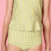 Pear Stripes | Youth Peplum Bottoms