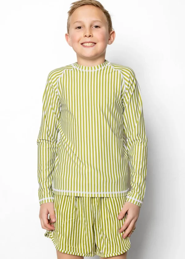 Pear Stripes | Youth Rashguard Top (Unisex)