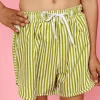 Pear Stripes | Youth Retro Shorties