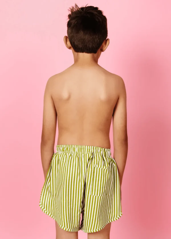 Pear Stripes | Youth Retro Shorties