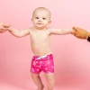 Pink Blooms | Baby Euro Shorts