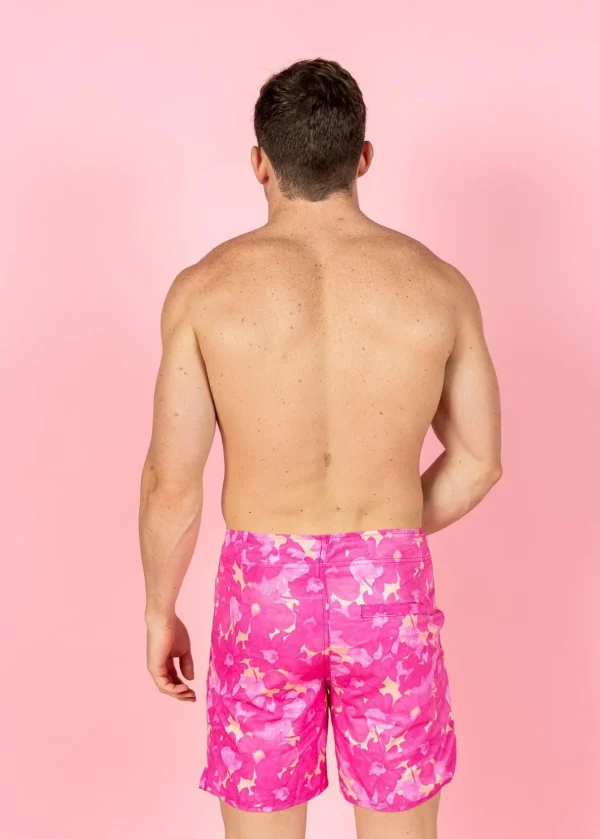Pink Blooms | Mens Boardies