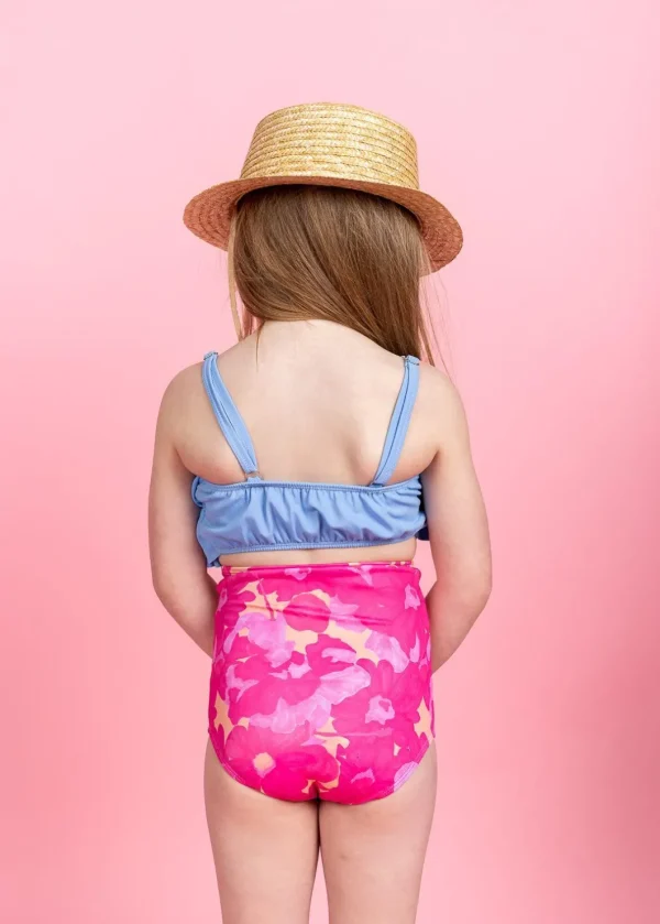 Pink Blooms | Mini High-Waisted Bottoms
