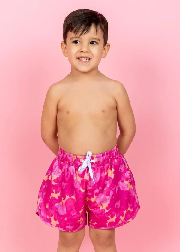 Pink Blooms | Mini Retro Shorties