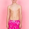 Pink Blooms | Youth Retro Shorties