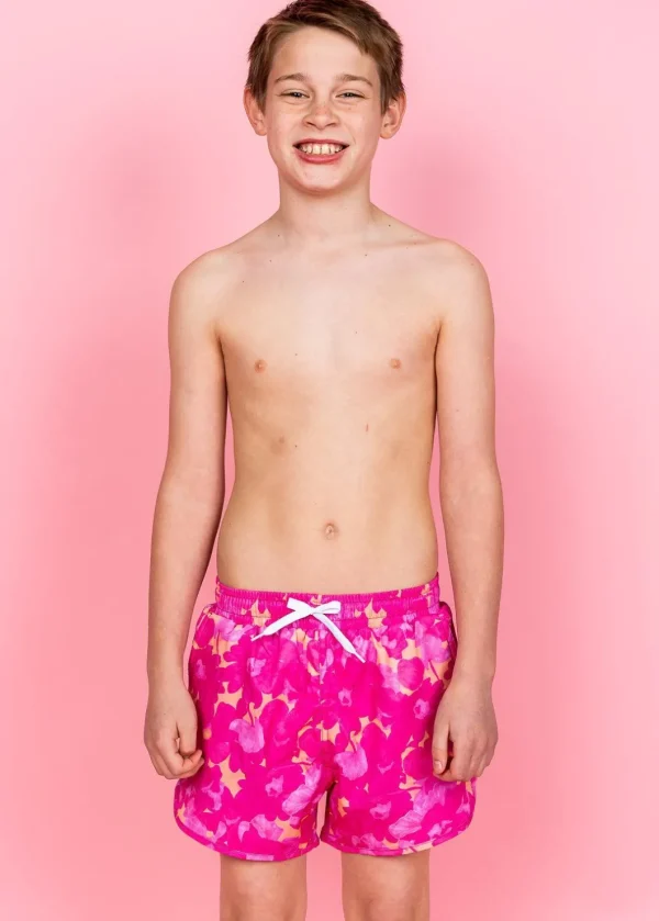 Pink Blooms | Youth Retro Shorties