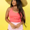 Pink Daisies | Extended High-Waisted Bottoms