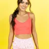 Pink Daisies | Mid-Ruffle Bottoms