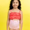 Pink Daisies | Mini High-Waisted Bottoms