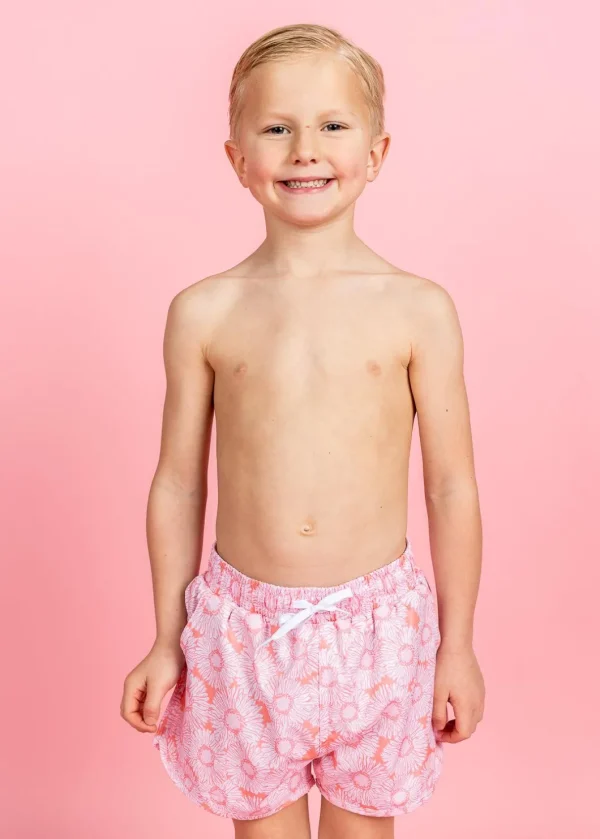 Pink Daisies | Mini Retro Shorties