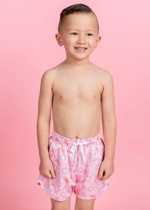 Pink Daisies | Mini Retro Shorties