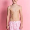 Pink Daisies | Youth Retro Shorties