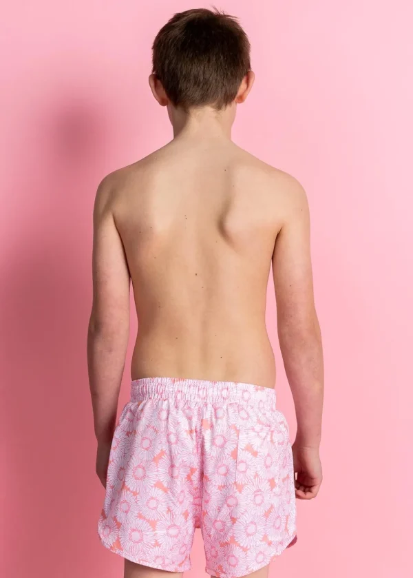 Pink Daisies | Youth Retro Shorties
