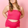 Pink Raspberry | Bandeau Top