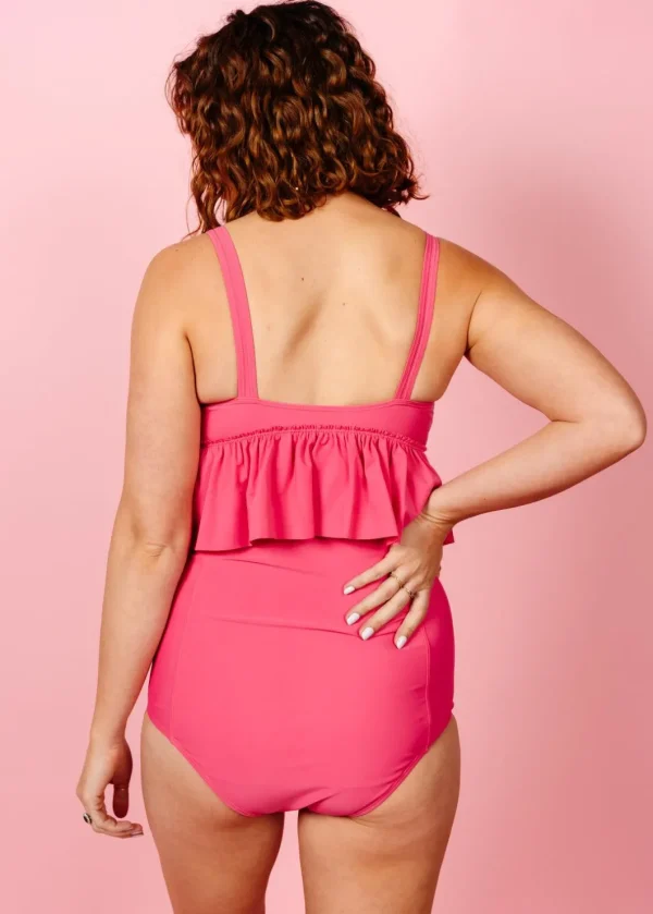 Pink Raspberry | Extended High-Waisted Bottoms