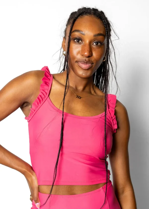 Pink Raspberry | Flutter Top