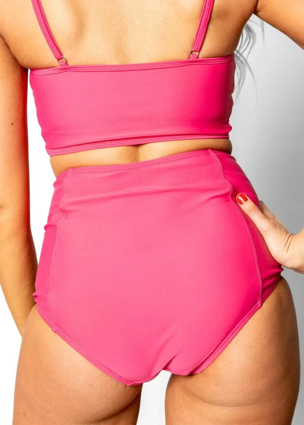Pink Raspberry | High-Waisted Bottoms