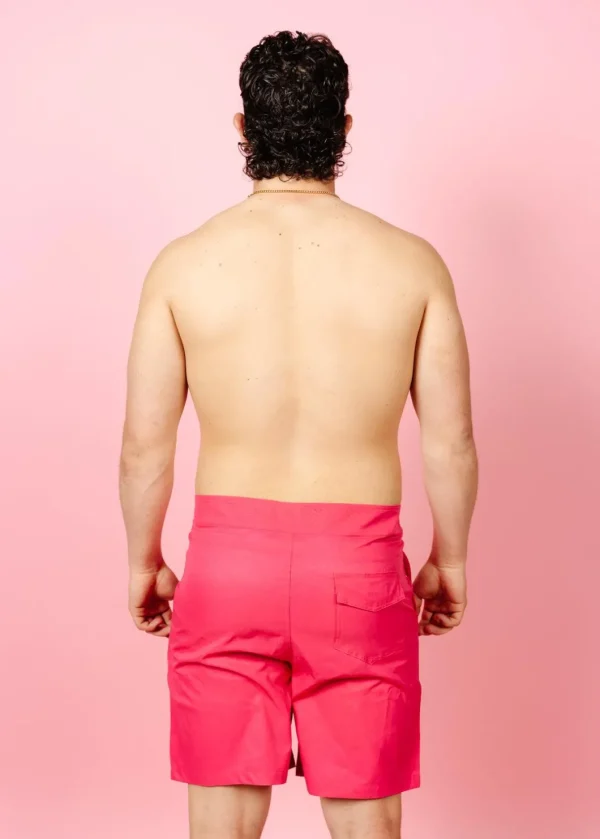 Pink Raspberry | Mens Swim Trunks