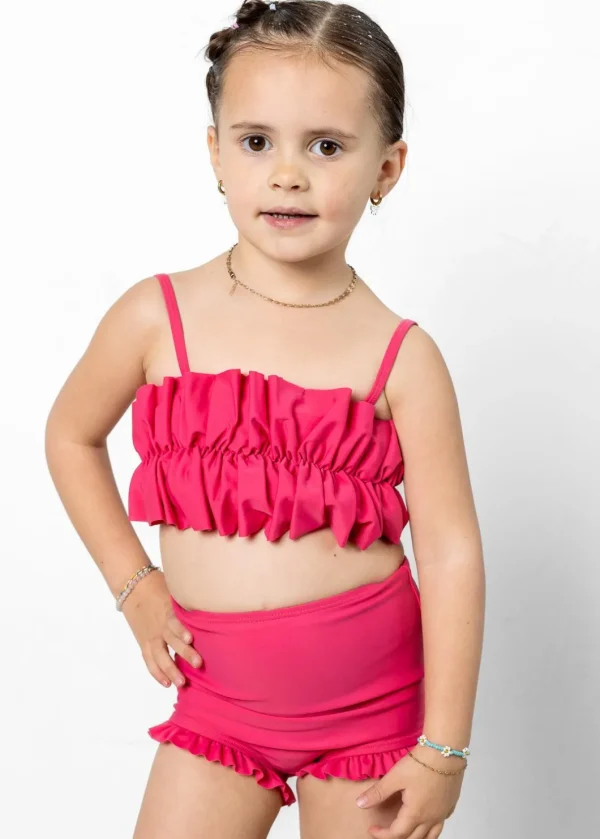 Pink Raspberry | Mini All Ruffled Up Bottoms
