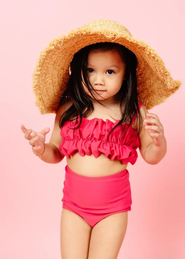 Pink Raspberry | Mini High-Waisted Bottoms