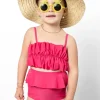 Pink Raspberry | Mini Oversized Ruffle Top