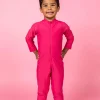 Pink Raspberry | Mini Rashguard One-Piece (Unisex)