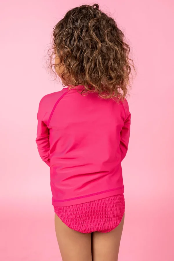 Pink Raspberry | Mini Rashguard Top (Unisex)