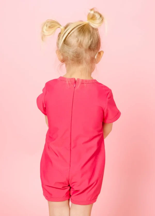 Pink Raspberry | Mini Shorties Rashguard (Unisex)
