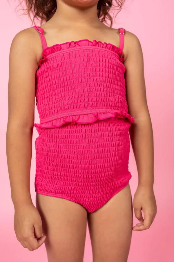 Pink Raspberry | Mini Smocked Bottoms