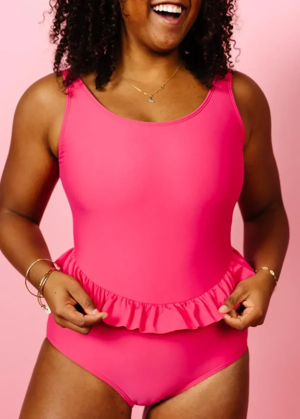 Pink Raspberry | Skirted One-Piece