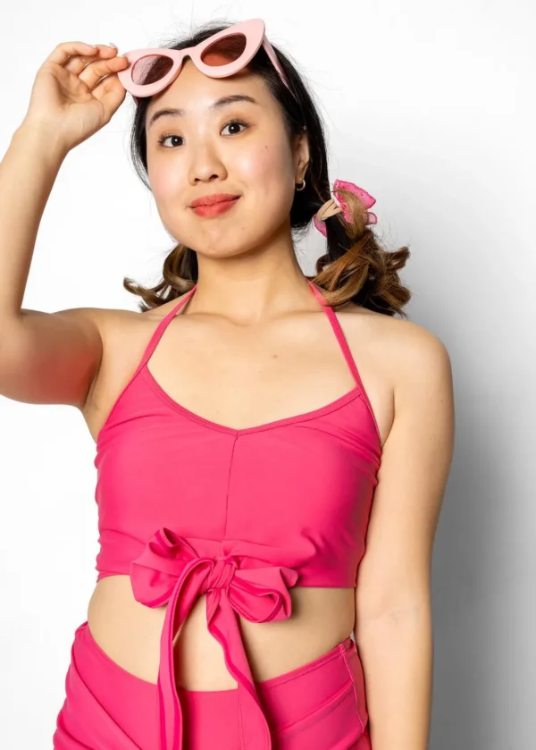 Pink Raspberry | Tied-Up Top