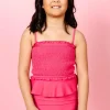 Pink Raspberry | Youth Peplum Bottoms