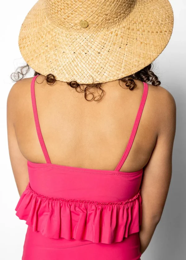 Pink Raspberry | Youth Peplum Top
