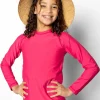 Pink Raspberry | Youth Rashguard Top (Unisex)