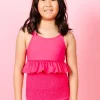 Pink Raspberry | Youth Smocked Bottoms