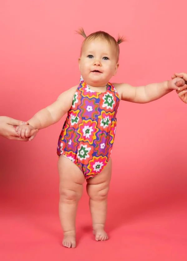 Psychedelic Flower | Baby Romper One-Piece