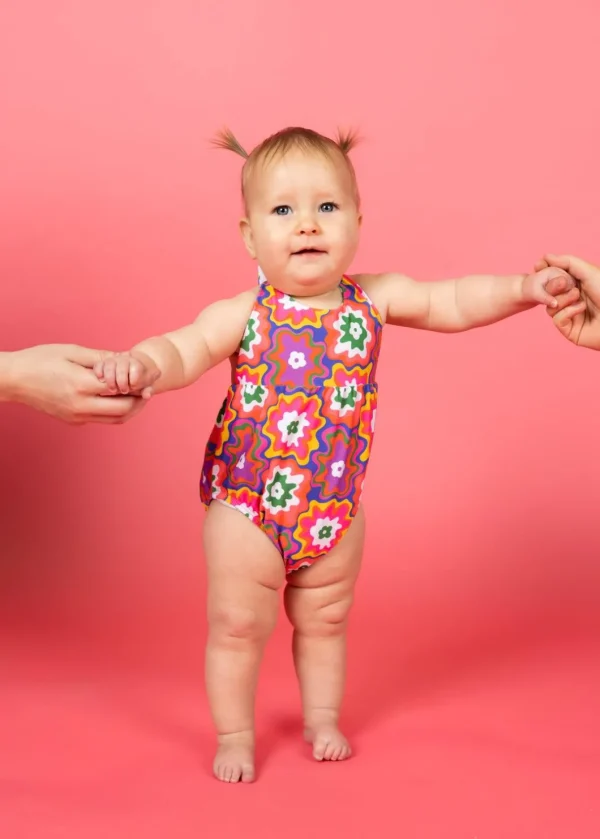 Psychedelic Flower | Baby Romper One-Piece