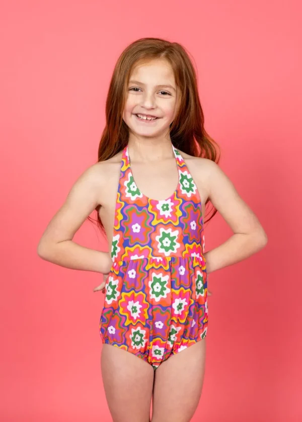 Psychedelic Flower | Mini Romper One-Piece
