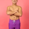 Purple | Mens Swim Trunks