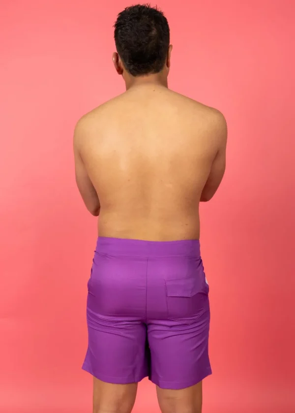 Purple | Mens Swim Trunks