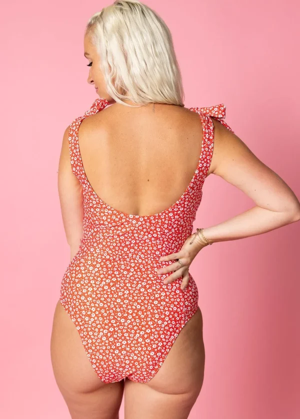 Red Ditsy Floral | Up High Bottoms