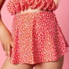 Red Ditsy Floral | Youth Detached Short Skirt