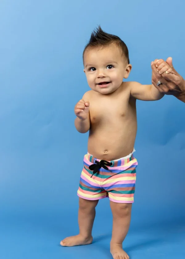 Retro Stripe | Baby Euro Shorts