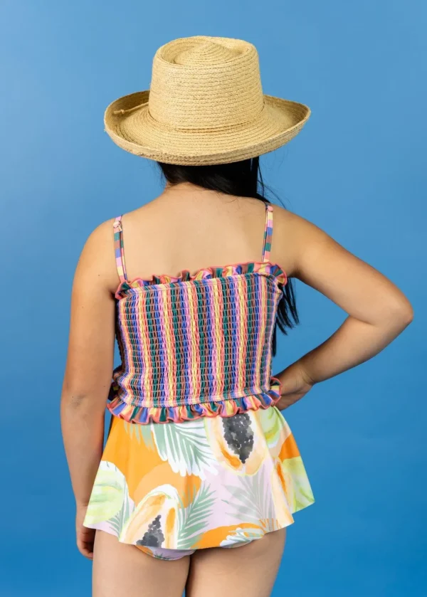 Retro Stripe | Youth Bandeau Top