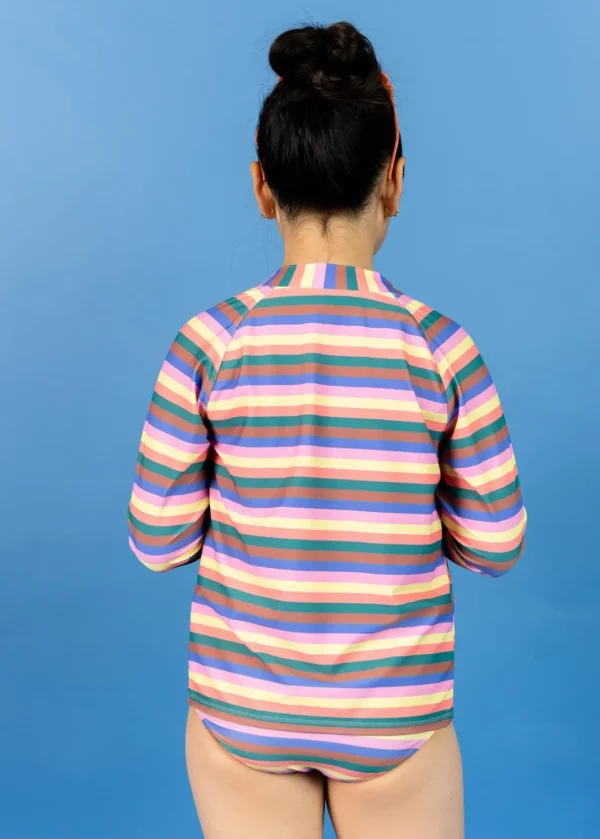 Retro Stripe | Youth Rashguard Top (Unisex)