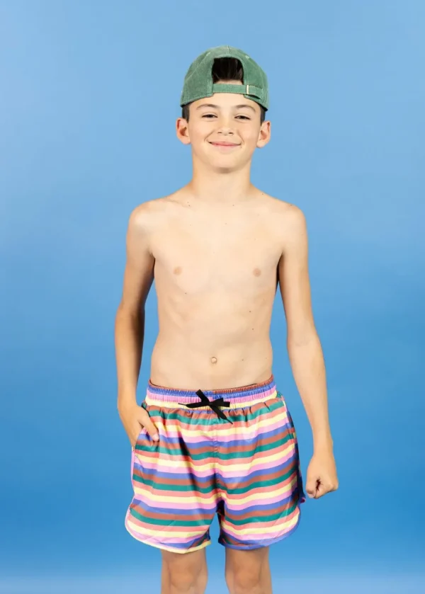 Retro Stripe | Youth Retro Shorties