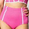 Ribbed Azalea Pink | Lined Up Bottoms