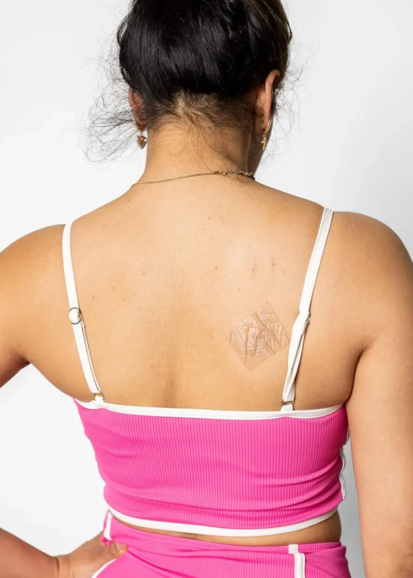 Ribbed Azalea Pink | Lined Up Top