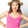 Ribbed Azalea Pink | Original Latter-Back Top